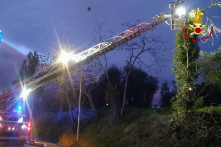 Oltre cento interventi per vento forte, Ancona chiude parchi e ruota